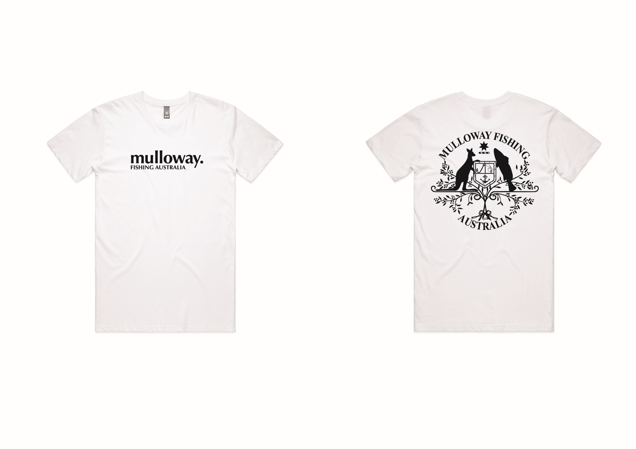 Mulloway Fishing Australia Emblem Tee