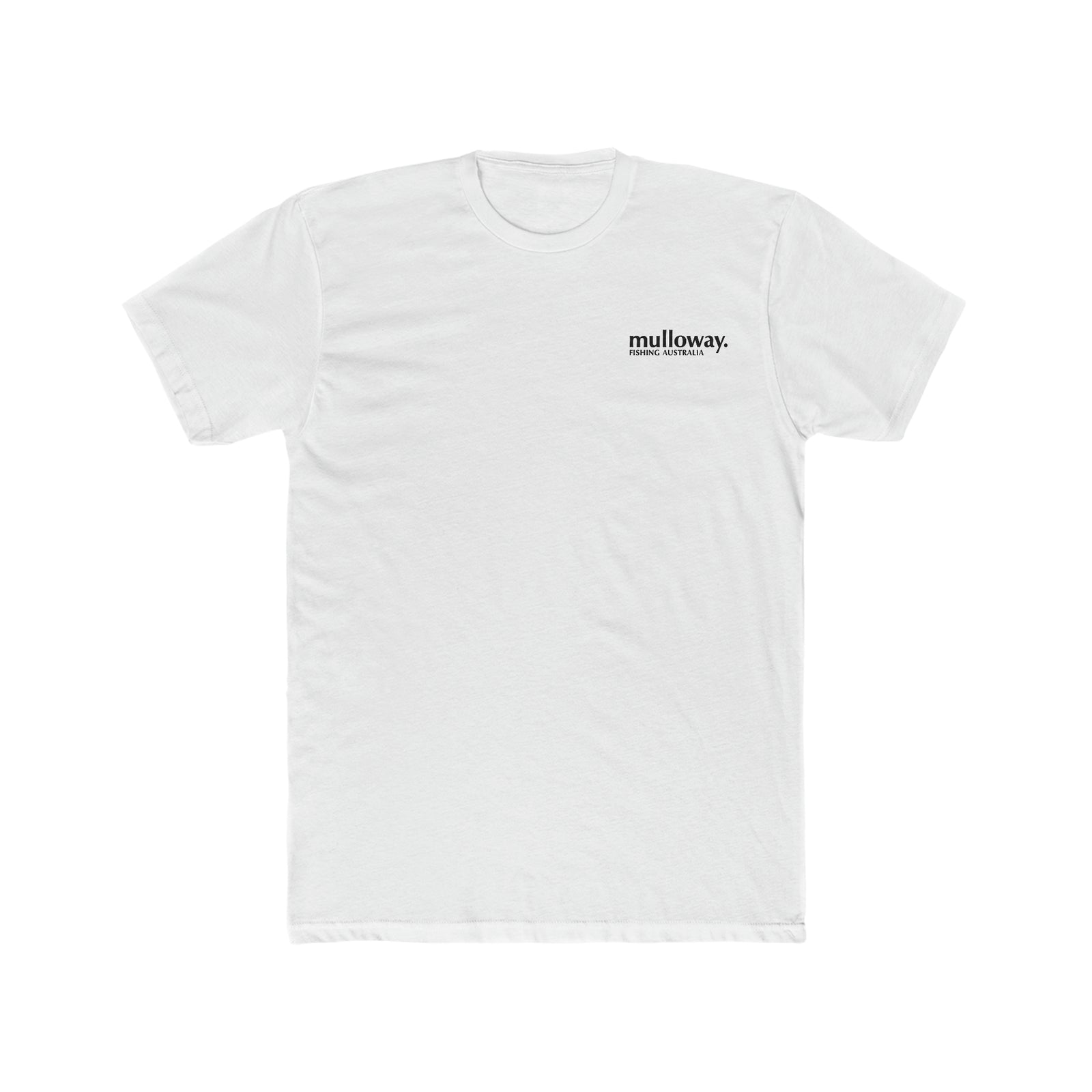 Mulloway Fishing Australia™ Emblem T-Shirt White