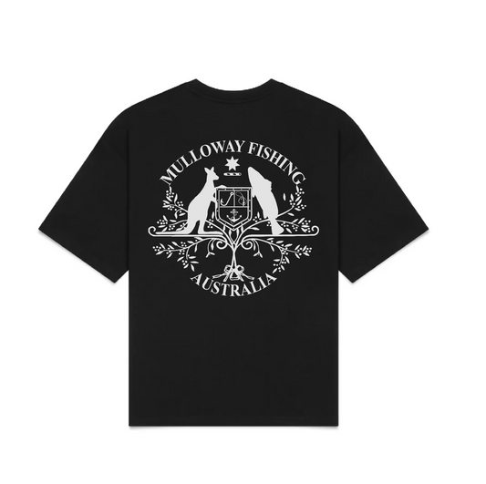 Mulloway Fishing Australia Emblem Tee