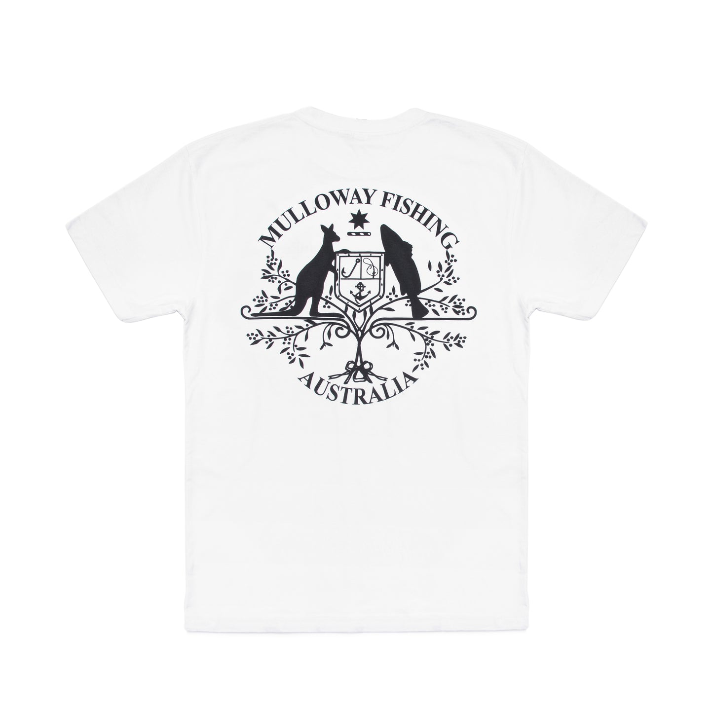 Mulloway Fishing Australia Emblem Tee